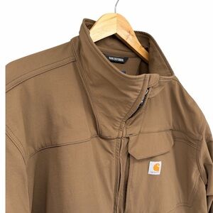 Carhartt Rain Defender Super Dux Softshell Jacket Brown Lightweight Men’s 3XL